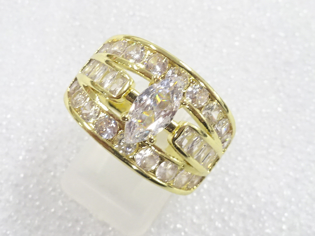 CRYSTAL FASHION RING / JP SIZE 20.5